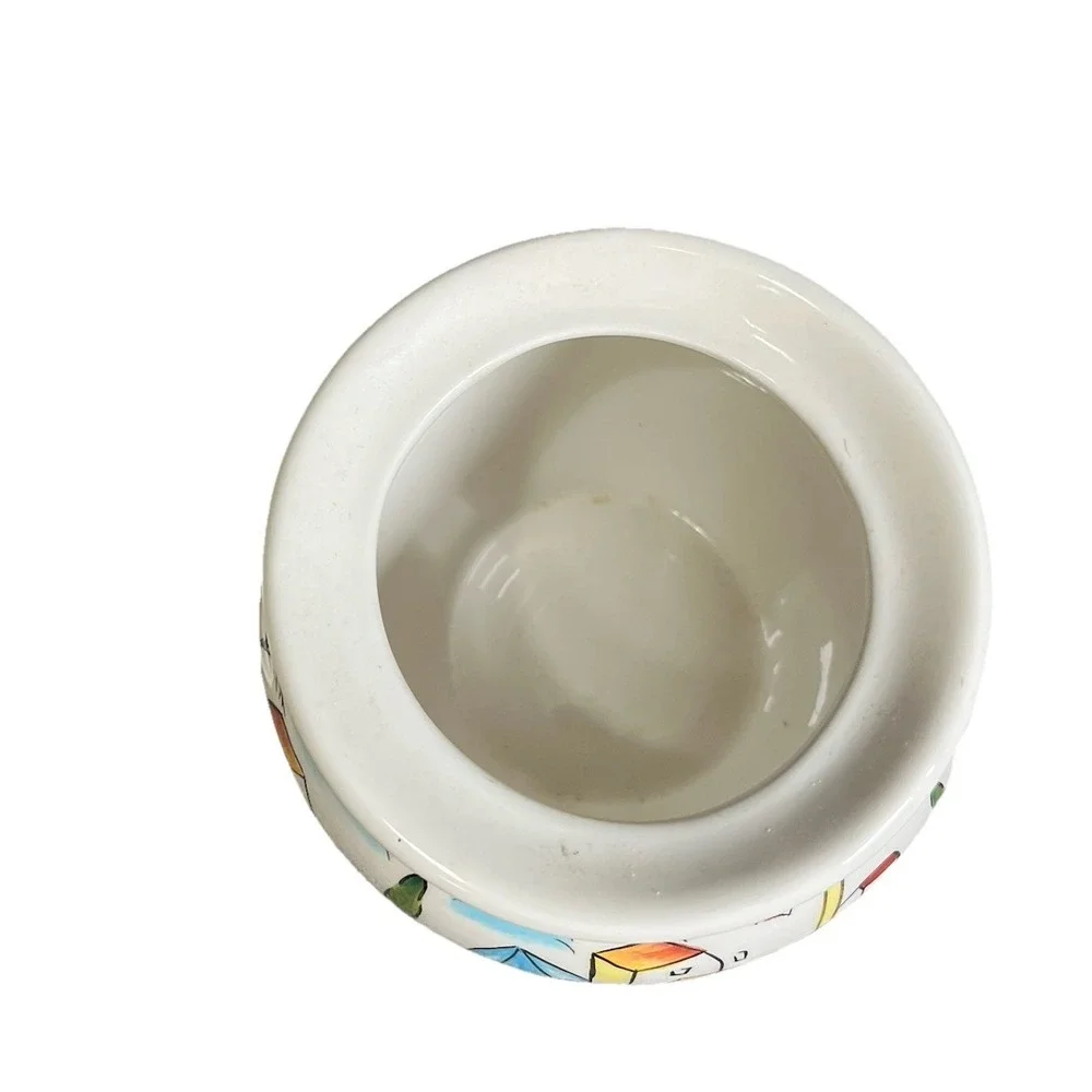 Sakura Provence By Apple Vintage‎ Hand Painted Ceramic Sugar Bowl Jar With Lid